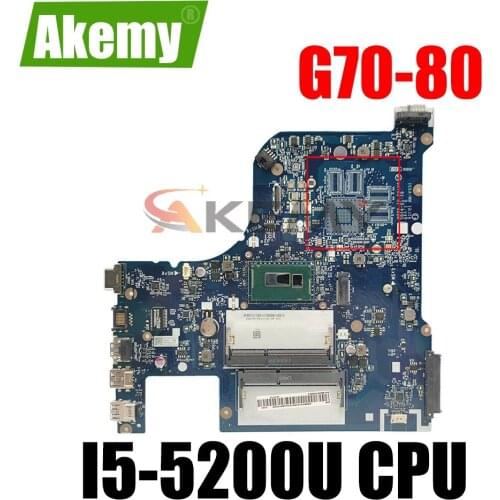 NM-A331 Laptop motherboard for Lenovo G70-80 original mainboard I5-5200U