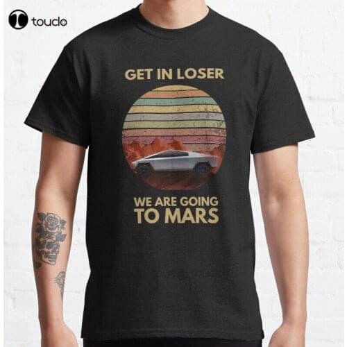 New Cybertruck - Going To Mars Classic T-Shirt Cotton Men Tee Shirt