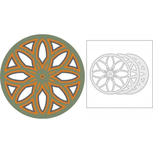 New 2021 Layering Poinsettia Doily Metal Cutting Dies for DIY Scrapbooking and Card Making Decorative Embossing Craft No Stamps