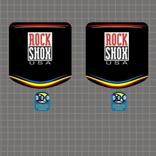 Rock Shox SID 1998 Forks Decals Stickers Graphic Set Vinyl Logo Adhesive Cycling Decals
