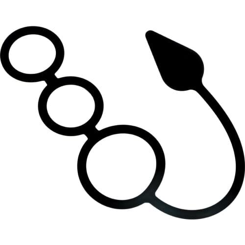 Penis Ring Silicone Sex Toys for Man Gourd Type Prostate Massager Three Cock Ring Anal Plug Anal Sex Toys Butt Plug