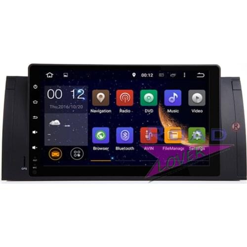 TOPNAVI 4G+32GB New Android 8.0 Octa Core Car Head Unit Auto Player For BMW 5 Series E39 BMW X5 E53 Stereo GPS Navigation Video