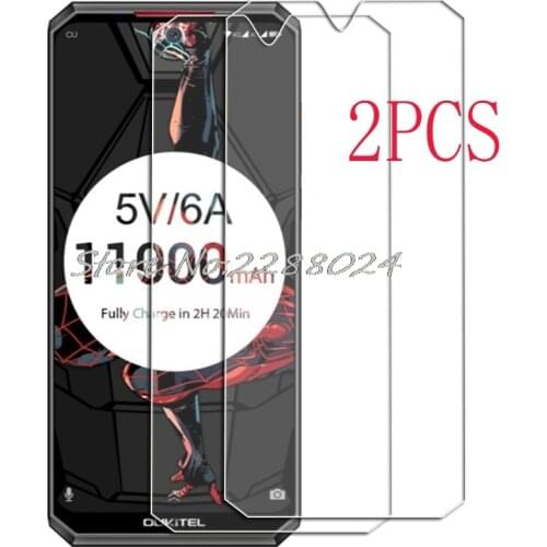 2PCS FOR Oukitel K13 Pro High HD Tempered Glass Protective On K13Pro 6.41" Screen Protector Film Cover