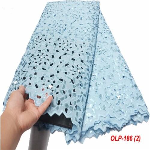 African beaded Lace Fabric Hot sale Purple embroidered sequins high Quality Organza Lace Fabric For Wedding dress