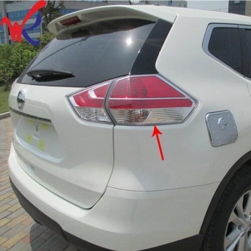 Loyalty For Nissan X-Trial 2014 2015 Rear Taillight Lamp Cover Trim ABS Chrome Car Accessories Auto Styling