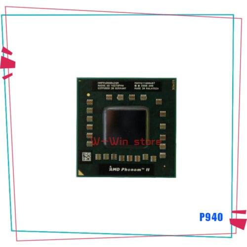 AMD Phenom II Quad-Core Mobile P940 1.7 GHz Quad-Core Quad-Thread CPU Processor HMP940SGR42GM Socket S1