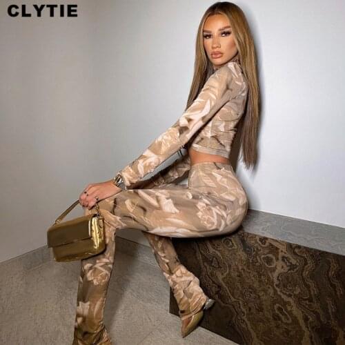 Женские комбинезоны с принтом CLYTIE China At AliExpress