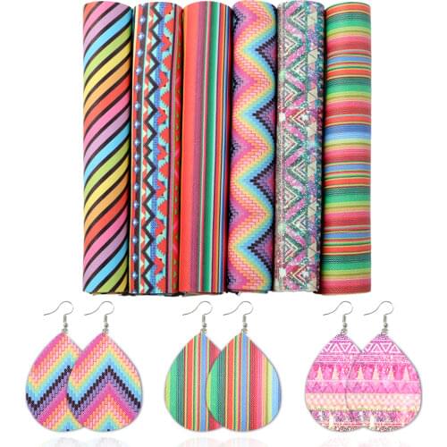 David accessories 6-8pcs/set 15*21cm A5 Glitter Faux Leather Fabric for Bows Leather Sheets in Crafts DIY Handmade,1Yc11398