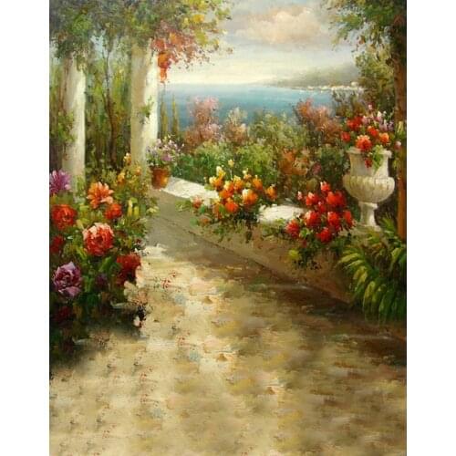 Dream World Flowers Tree Photography Backdrops Photo Props Studio Background 5x7ft