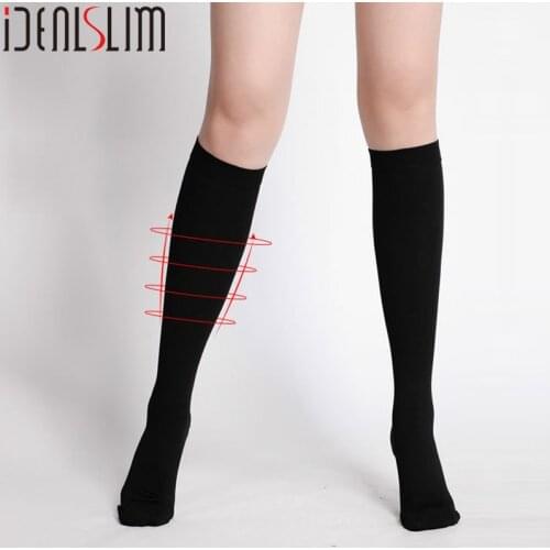 IDEALSLIM Calf Supports Calf Comperssion Sleeve Leg Compression Socks for Relieve Muscle Soreness and Varicose Veins