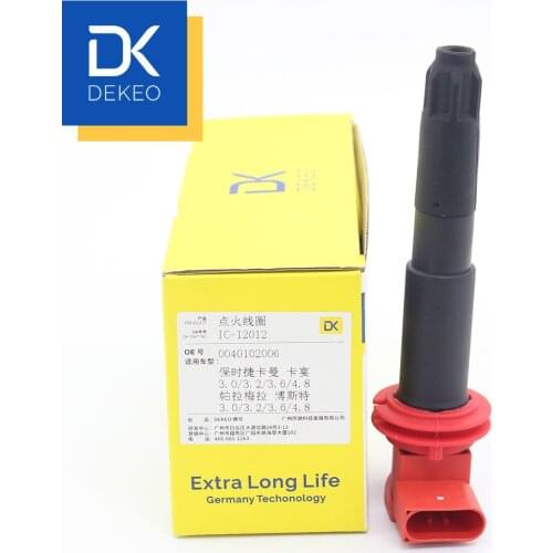 DEKEO For PORSCHE Cayenne 92A 9PA Panamera 970 Ignition Coils 0040102006 DQ9133A1