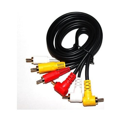 Computer display video, video machine, av signal line, red - yellow - white connection