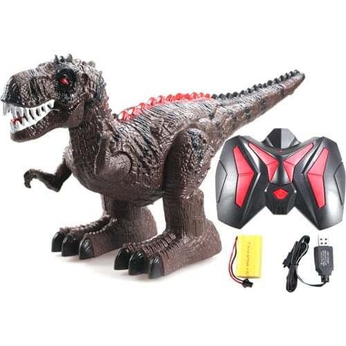 Dinosaur Building Jurassic Blocks Toys 2.4g Wireless Remote Control Electric Tyrannosaurus Simulation Dinosaur Remote Control