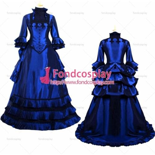 Victorian Rococo Medieval Gown Ball Outfit Dress Gothic Punk Cosplay Costume Tailor-made[G699]