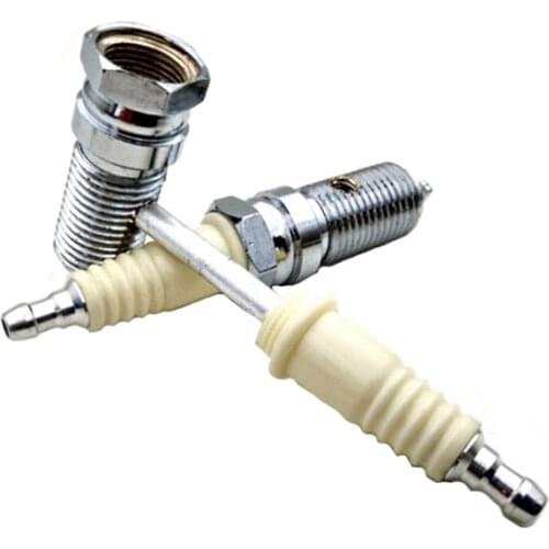 Creative Spark Plug Metal Pipes Tobacco Pipe DIY Smoking Pipe Gift Mill cigar Smoke Narguile Grinder Mouthpiece