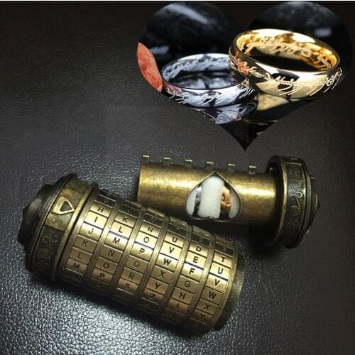 Leonardo Da Vinci Code Toys Metal Cryptex Locks Wedding Password Chamber Props Letter Gifts Escape Valentines Gifts Presen I3V7