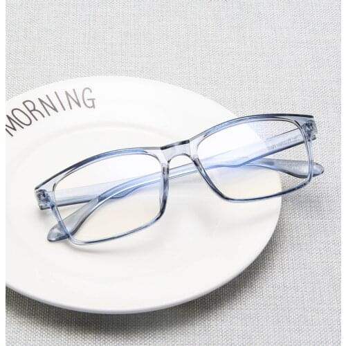 Fashion Retro Square Blue Light Blocking Glasses Women Men Glasses Frame Clear Lens Eye Glasses Computer Eyewear