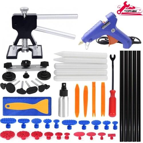 Dent Repair Removal Remover Tools Kit Car Dent Puller Kit Easy to Use for Small Dent Door Ding Hail Damage Repair