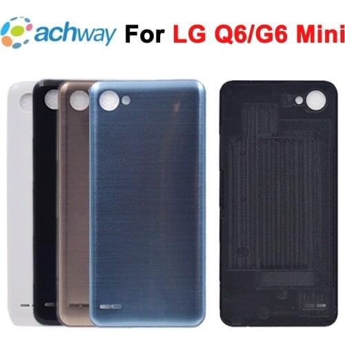 Original Case For LG Q6 Back Battery Cover Rear Housing Door With Camera Lens Replacement M700 Phone For LG Q6 Battery Cover