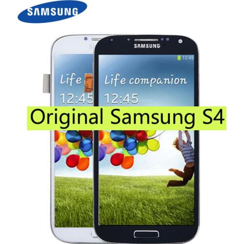 5.0'' ORIGINAL LCD Screen With Frame For Samsung Galaxy S4 i9506 i9500 i9505 i337 LCD Touch Screen Display Digitizer Complete