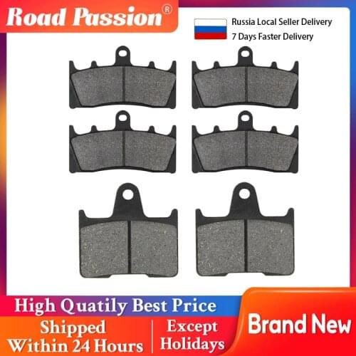 Road Passion Motorcycle Front and Rear Brake Pads For SUZUKI GSXR1000 GSXR 1000 K1/K2 2001-2002 GSX1400 GSX 1400 K1/K2/K3/K4/K5