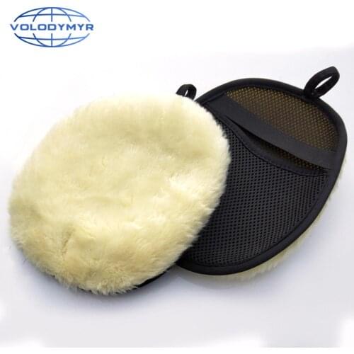 Volodymyr Latest Ultra Soft Wool Car Wash Mitt Microfiber Premium Auto Detailing Mitt Car Cleaning Glove Easy To Dry Detail
