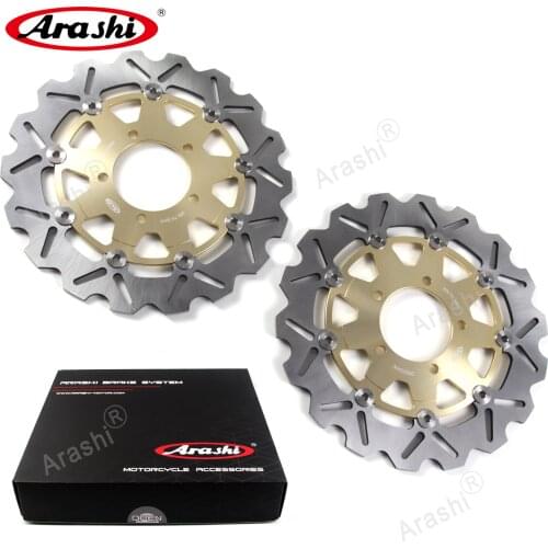Arashi 300mm CNC Floating Front Brake Disc Rotors For KAWASAKI Z 1000 SX / Z1000SX 2011 - 2019 2012 2013 2014 2015 2016 2017