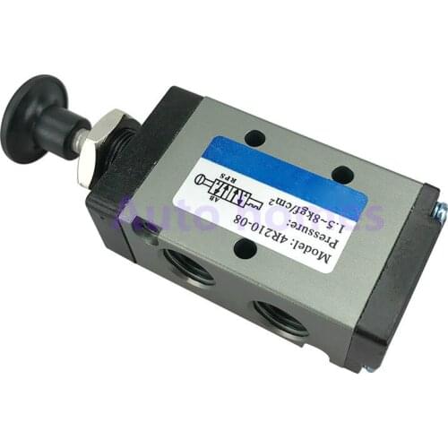 5/2 way position Manual control valve 4R110-06 4R210-08 4R310-10 Port 1/8" BSP 1/4 Pneumatic air hand pull push valve