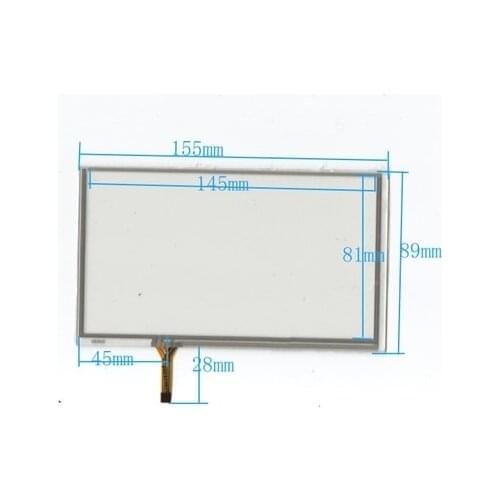 New 6.3 inch resistance touch screen GPS car touch periphery 155*89 learning machine player touch