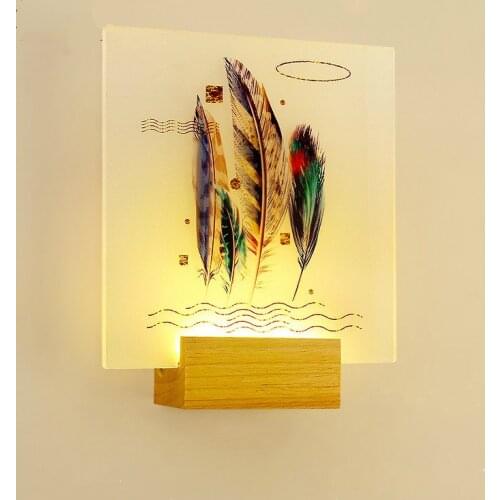 Modern Led Stairway Hotel Bedroom Wall Lights Appliques Luminaires Murales Wall Lamp Sconces Lighting