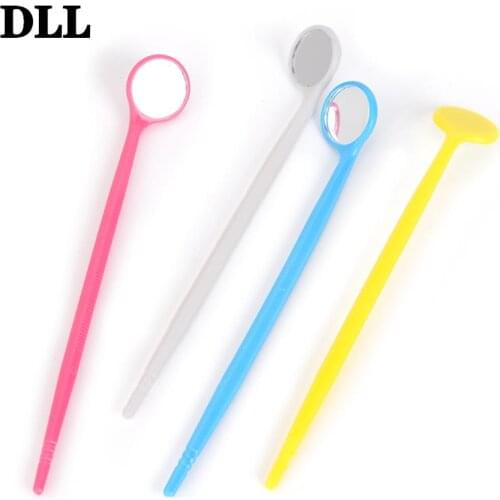 Dental Tooth Mirror Colorful Cute Cheap Produtos Odontologicos Dentist Tools Plastic Dental Mirror Dropshipping