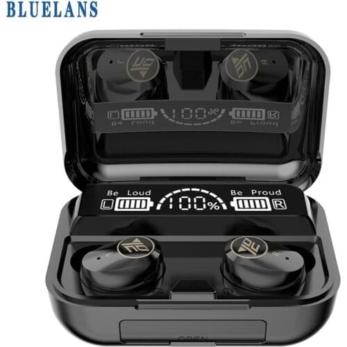 TWS M16 Wireless Bluetooth 5.1 Headphone LED Display Earphone With Power Bank Charging Box Stereo Silicone Earbuds for All Phone