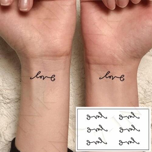 Waterproof Temporary Tattoo Sticker Sexy Pattern Elephant Flower Letter Small Waterproof Temporar Fake Tatoo for Girl Women Kids