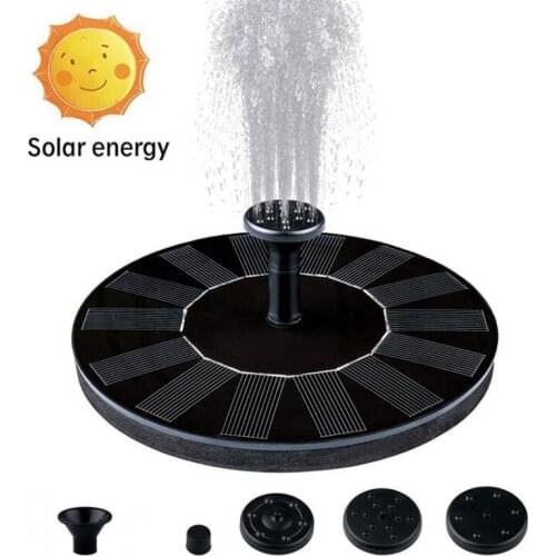 All Sorts Of Solar Power Water Fountain Pump Solar Fontein Bird Bath Water Floating Fountain Pond Patio Decor Garden Decoration