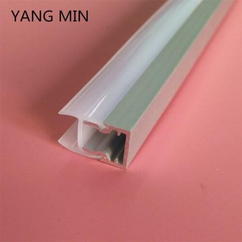 YANGMIN Free Shipping 1M/PCS NEW Aluminum Channel with Cover to mount on the table desk