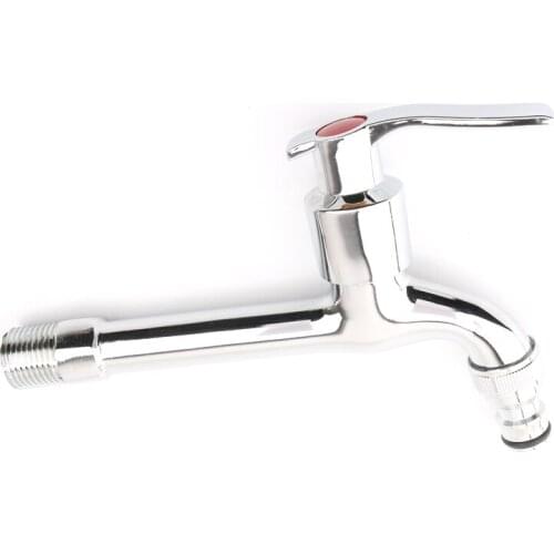 1pc 1/2" Male Thread Water Tap Quick Connector Lengthened Garden Irrigation Control Valve Zinc Alloy Faucet