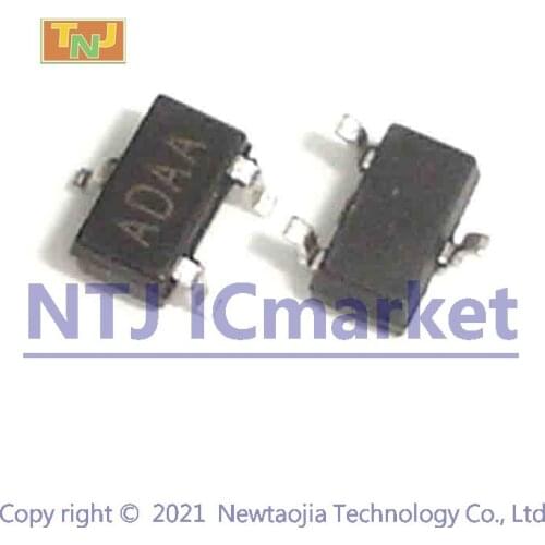 100 PCS MAX809SEUR SOT-23 ADAA MAX809S MAX809 Microprocessor Reset Circuits