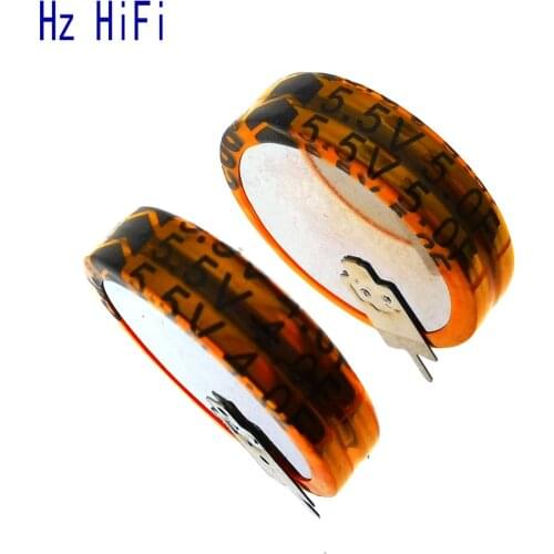 2PCS 5.5V 4F 5F 4.0F 5.0F CE Series V type CDA farad capacitor 5.5V4.0F 5.5V5.0F