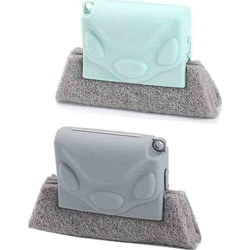 New 2Pcs Door and Window Groove Cleaning Space Brush Slot Brush Stovetop Dead Corner Cleaning Wipe