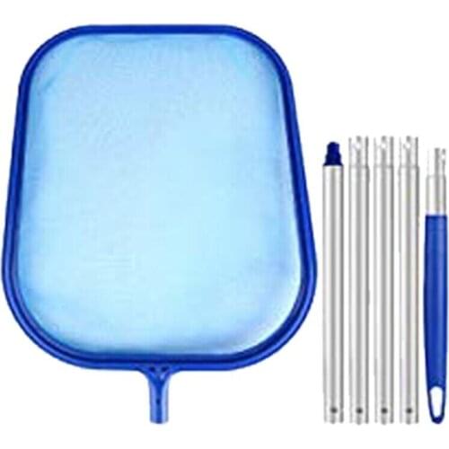 Aluminium Telescopic Pole Leaf Skimmer Net Leaf Net Pool Landing Net Pool Cleaning