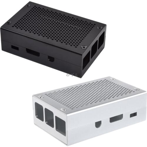 Aluminum Alloy Case Cover Metal Enclosure For Raspberry Pi 3 Model B Pi 2 B / B