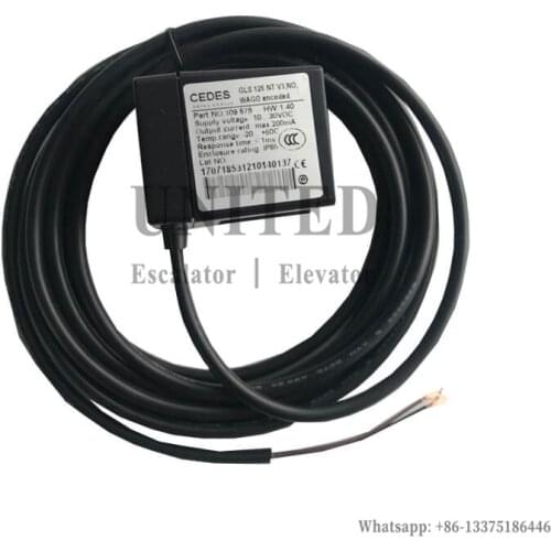 UNITED Elevator Sensor Photoelectric Switch CEDES Leveling Sensor GLS126NTV3, NO, WAGO