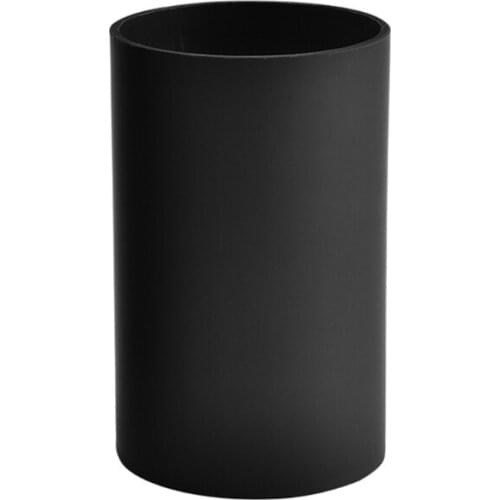 2021 New Kitchen Utensil Holder Black Plastic Cylinder Storage Tableware Drying Canister
