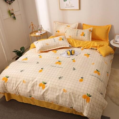 Home textiles lattice Bedding Sets Full King Twin Queen King Size 3/4Pcs Duvet Cover Bed Sheet Set Pillowcase Without Comforter