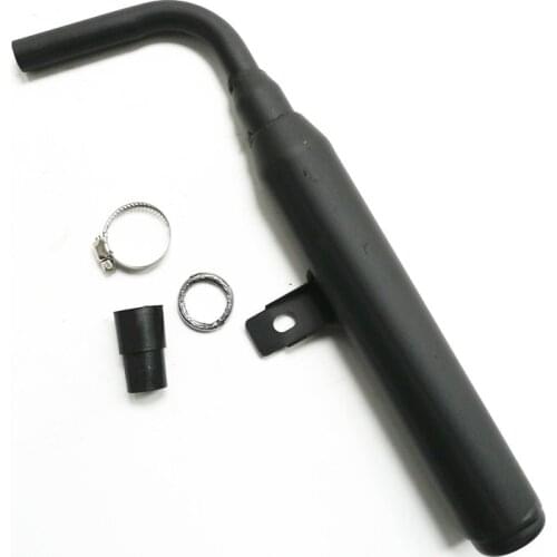 Motorcycle Muffler Exhaust Silencer Pipe for Yamaha PW50 PW 50 Silencer Muffler Pipe Replaces Existing Exhaust Black