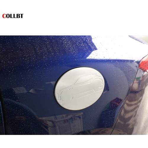 Car Exterior Fuel Tank Cover Gas Lid Filler Cap ABS Chrome For Maserati Levante 2016-2017