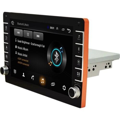 8 Inch Adjustable WIFI Car Stereo Radio Quad-Core Android 8.1 MP5 Player Press Sn GPS Navigator with Button Knob
