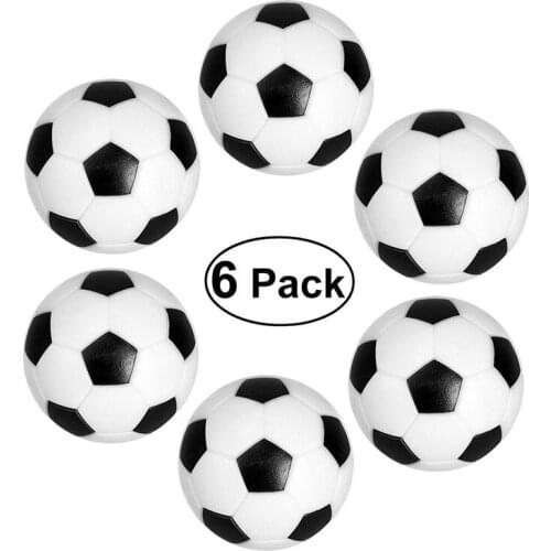 6pcs 32/36mm Table Football Balls Mini Foosball Table Foosball Kicker Ball Spare Balls Kicker Balls