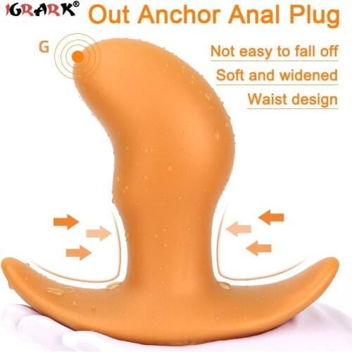 Soft Silicone Anal Plug Dildo Butt Plug Prostate Massage Vaginal Dilator Anal expansion Sex Products for Couples Men Women Gay