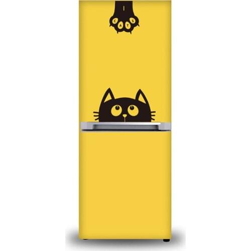 Cute cat and cat claw Wall Sticker Bedroom living room fridge home decoration Removable waterproof animals stickers